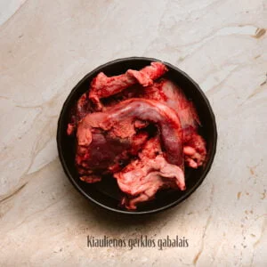Pork trachea and gullet,minced Ø 25-30 mm